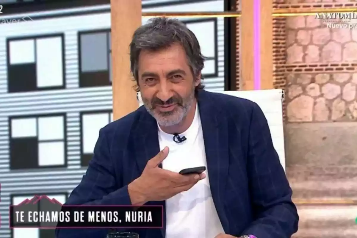 Juan del Val, substituint la seva dona, Nuria Roca, a 'La Roca' Juan del Val, substituint la seva dona, Nuria Roca, a 'La Roca'