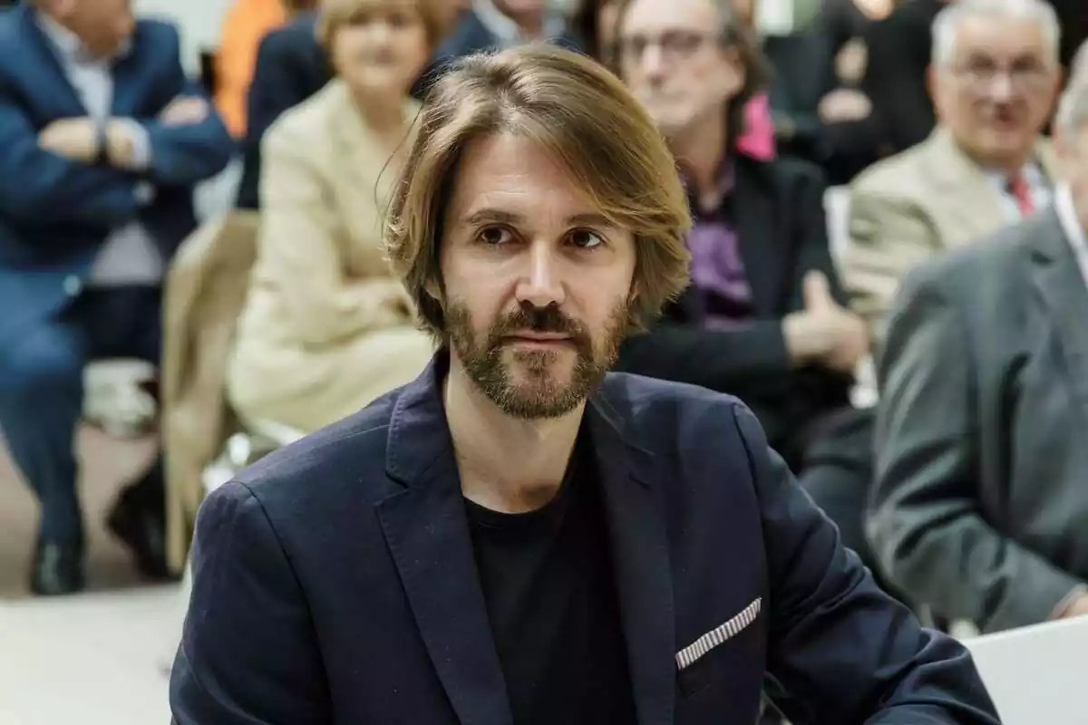 Manuel Martínez Velasco, fill de Concha Velasco, en el lliurament dels XXI Premis de Cultura de 2023