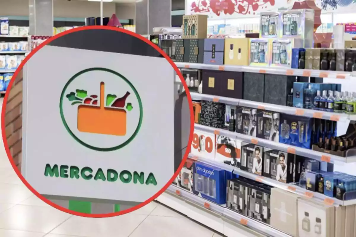 Secció de perfumeria d´una botiga de Mercadona