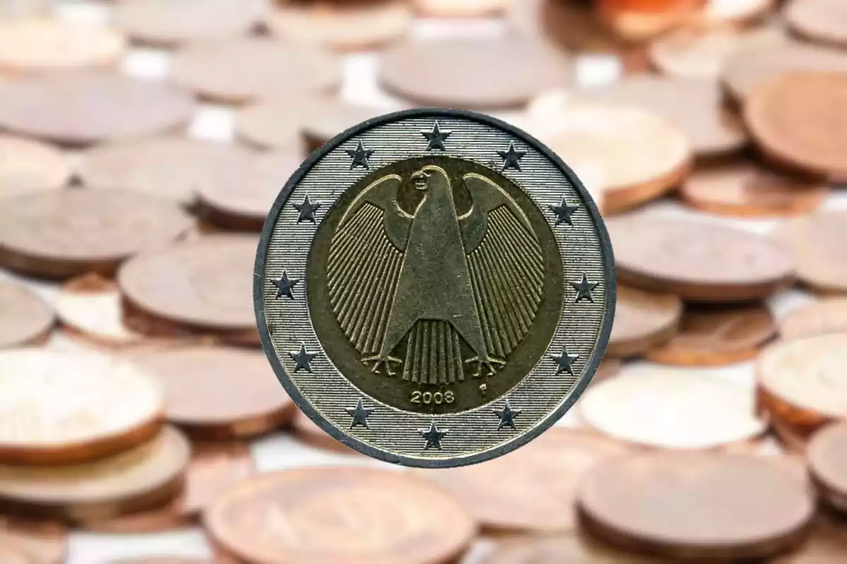 German 2 euro coin 2008