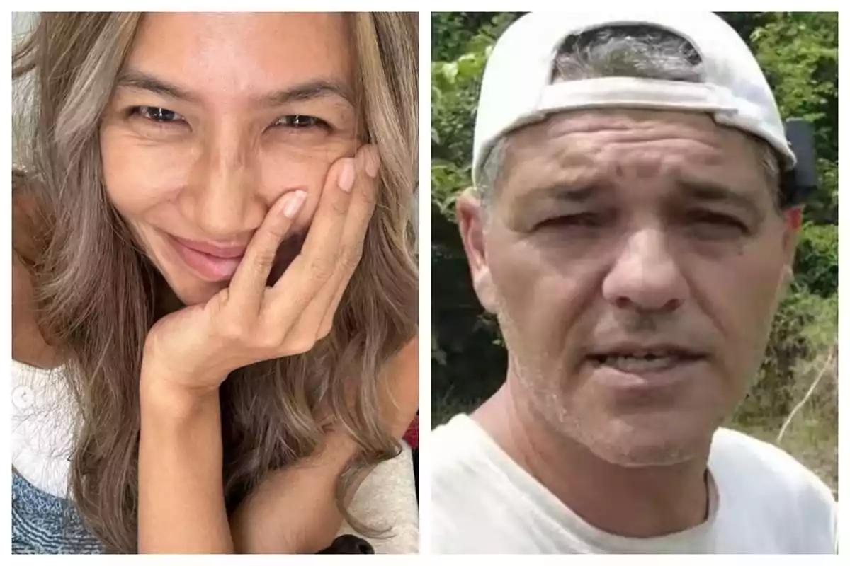 Yuyee somrient amb la mà a la cara i Frank Cuesta amb gorra blanca en un entorn exterior. Yuyee somrient amb la mà a la cara i Frank Cuesta amb gorra blanca en un entorn exterior.