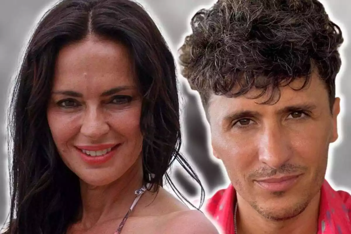 Muntatge de fotos de primer pla d'Agustín Etienne i Olga Moreno somrients tots dos