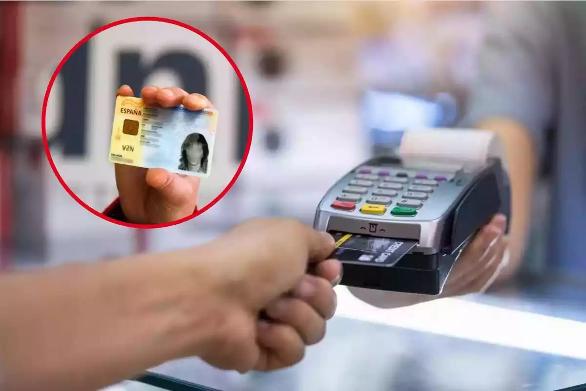 Muntatge d'un DNI i pagament amb targeta de crèdit