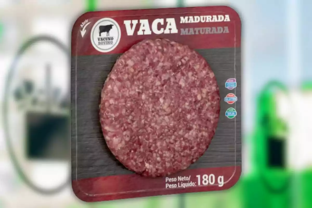 Hamburguesa de carn de vedella madurada en envàs de 180 grams Hamburguesa de carn de vedella madurada en envàs de 180 grams