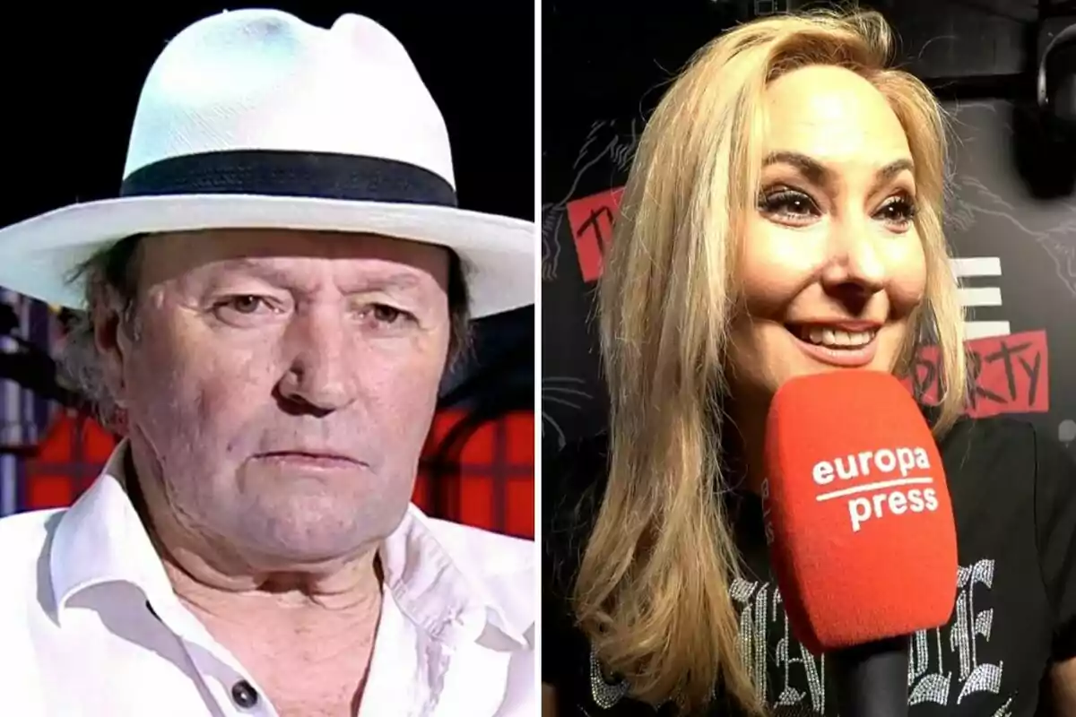 Amador Mohedano i Chayo Mohedano en una imatge dividida, una porta barret blanc i l'altra sosté un micròfon d'Europa Press. Amador Mohedano i Chayo Mohedano en una imatge dividida, una porta barret blanc i l'altra sosté un micròfon d'Europa Press.