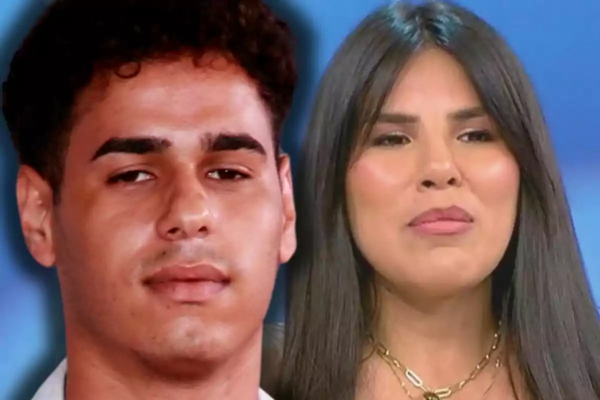 Anuar Beno i Isa Pantoja apareixen a la imatge, una a l'esquerra amb cabell arrissat i l'altra a la dreta amb cabell llis i llarg, ambdues amb expressions serioses.