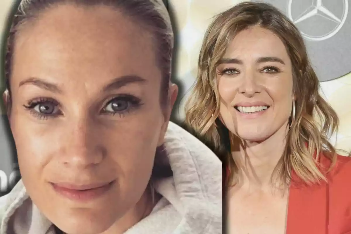 Pascalle Paerel i Sandra Barneda somrients en un muntatge fotogràfic, una amb cabell recollit i l'altra amb cabell solt i ondulat.