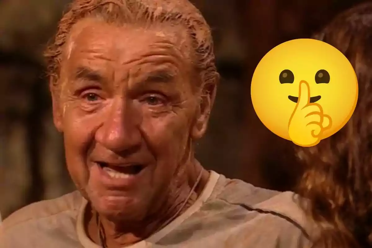 Koldo Royo amb expressió seriosa i un emoji de silenci superposat.