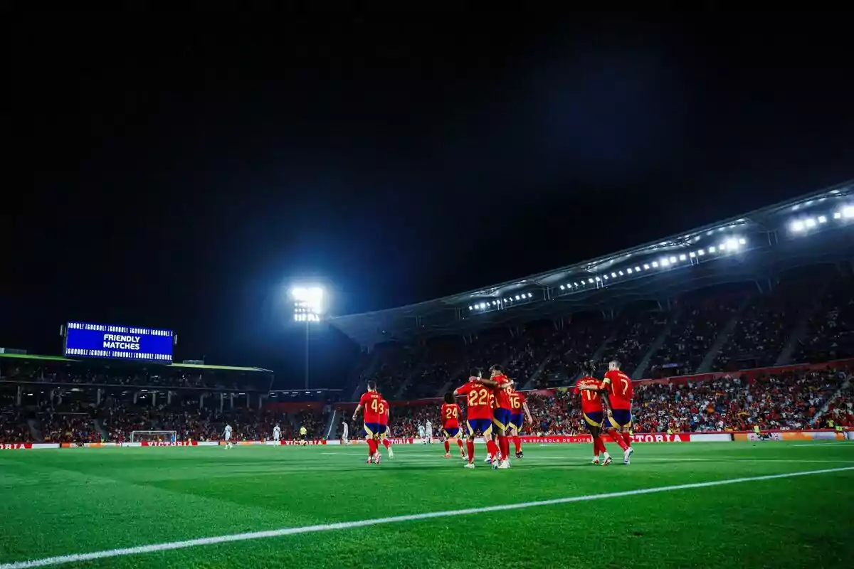 Gran victòria de la Selecció Espanyola a l'últim partit amistós abans de l'Eurocopa Gran victòria de la Selecció Espanyola a l'últim partit amistós abans de l'Eurocopa