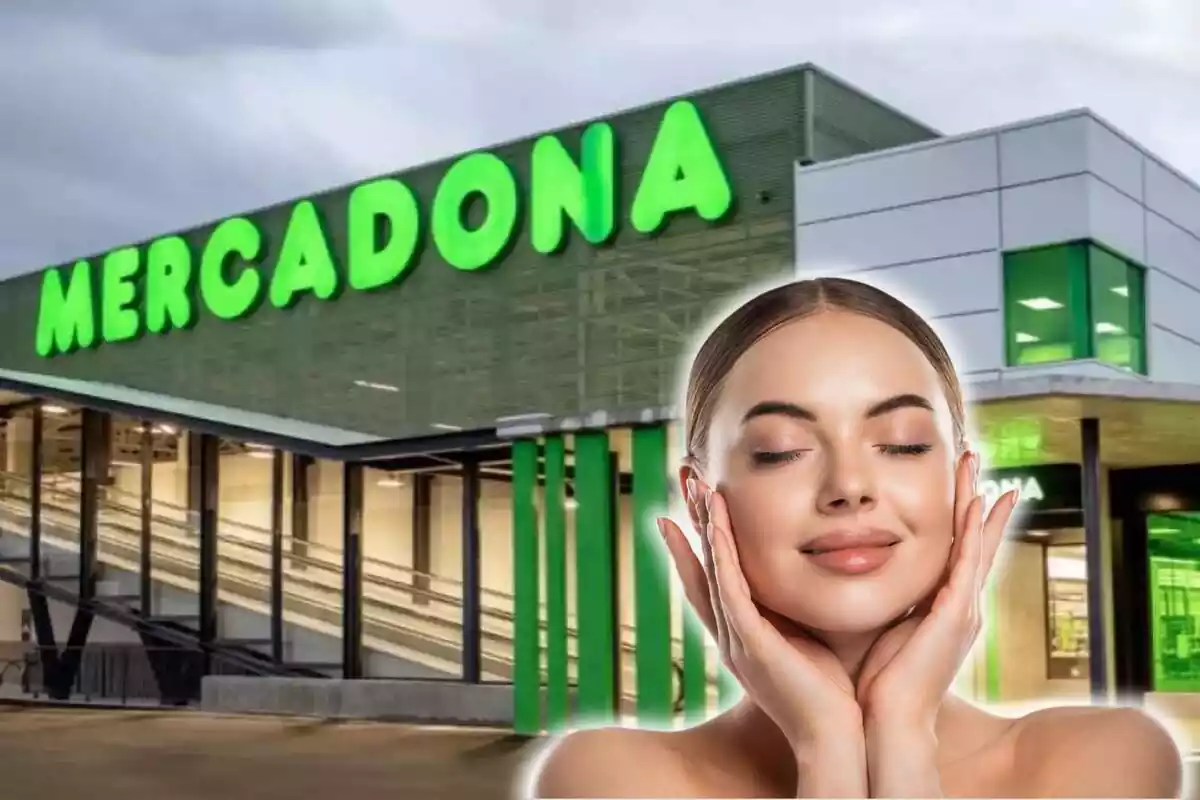 Dona cara hidratada i Mercadona