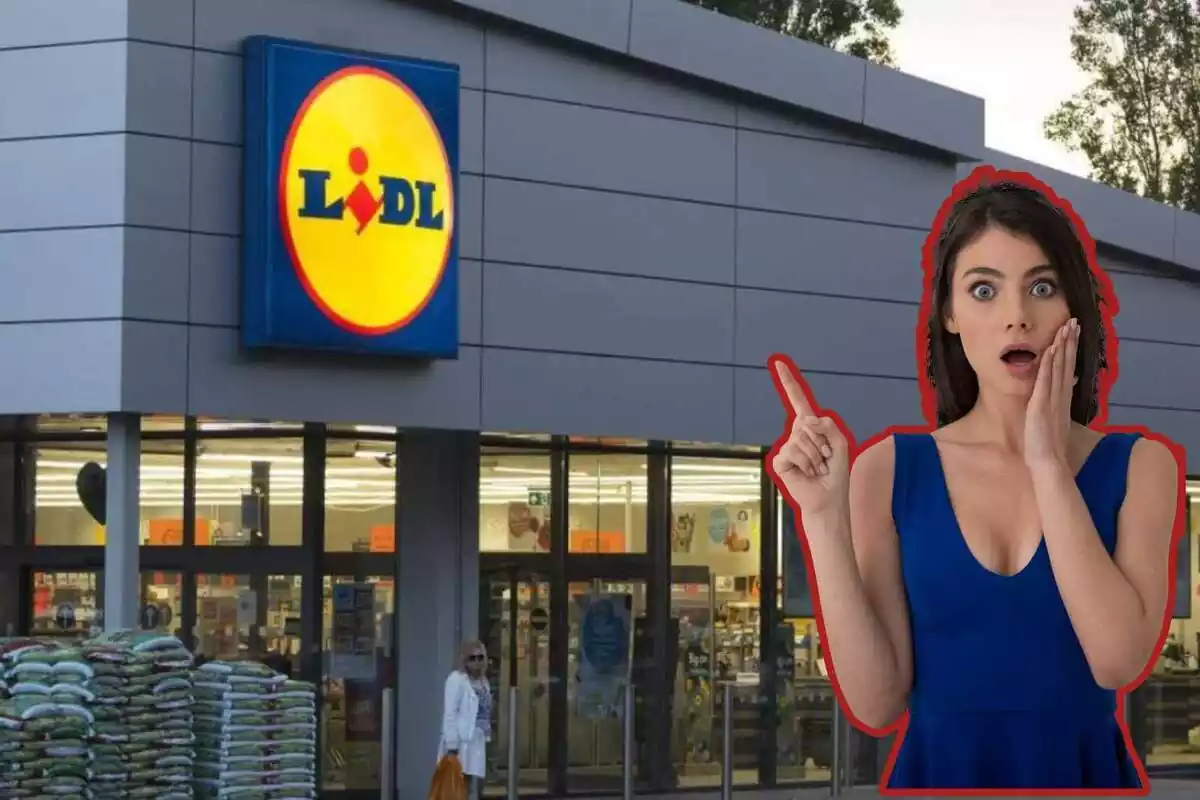 Dona sorpresa a les portes de Lidl