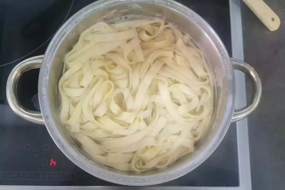 Tagliatelle de Lidl a la cassola Tagliatelle de Lidl a la cassola