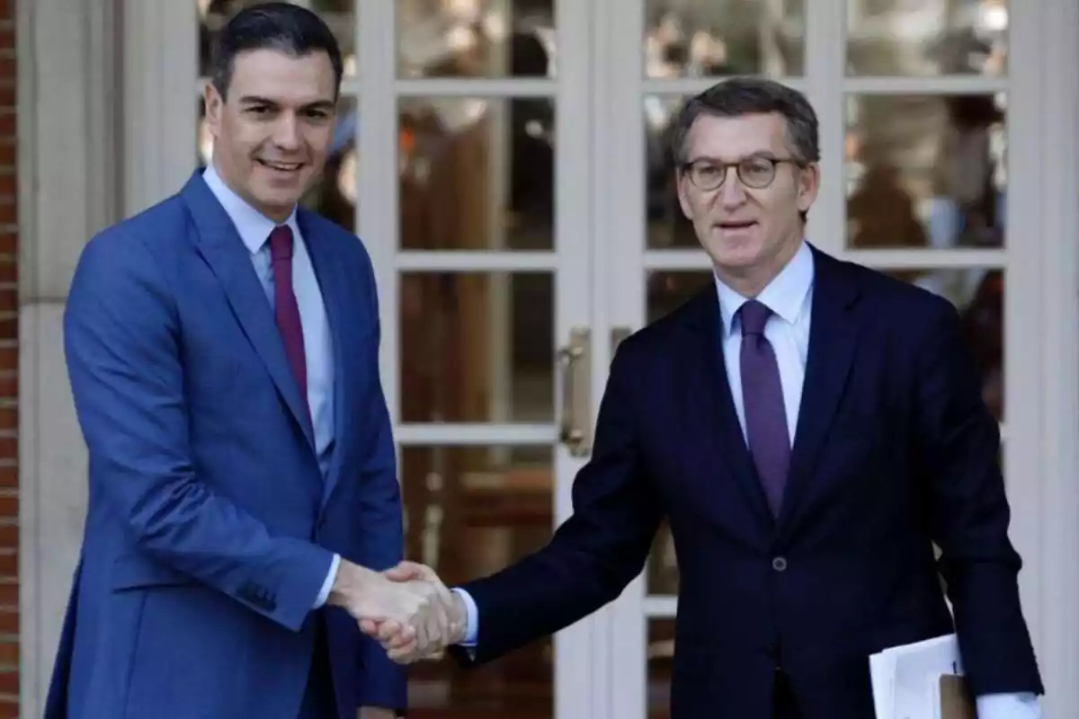 Pedro Sánchez i Alberto Núñez Feijóo