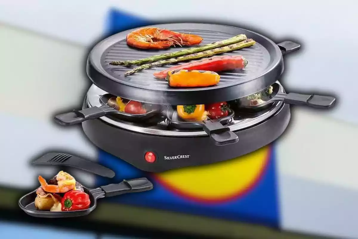 Raclette de la marca Silvercrest de Lidl Raclette de la marca Silvercrest de Lidl