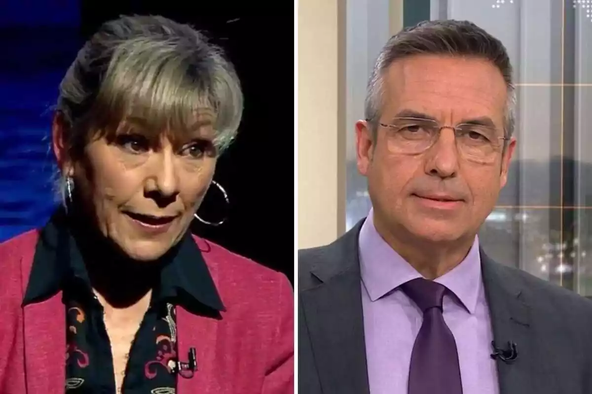 Imatge de Mari Pau Huguet i Ramon Pellicer, tots dos presentadors de TV3