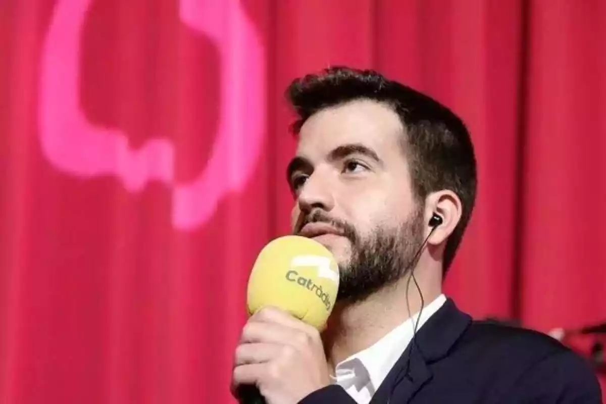 Imatge de Ricard Ustrell durant la presentació de la nova temporada de Catalunya Ràdio i TV3