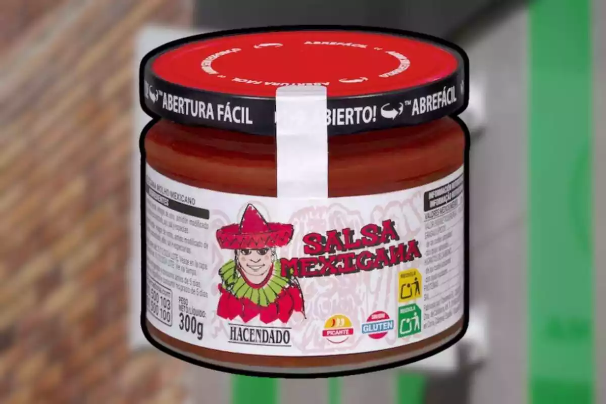 Salsa mexicana de la marca Hacendado