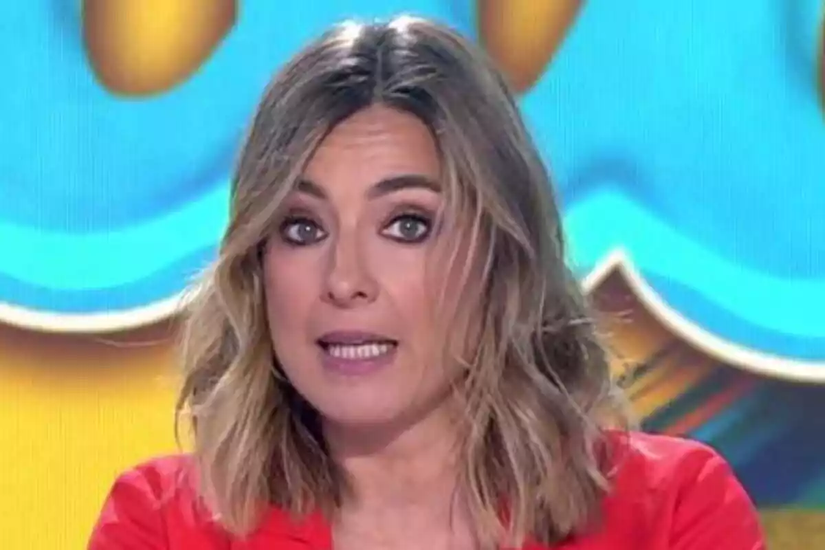 Sandra Barneda al seu comiat d'Així és la vida aquest divendres 6 d'octubre a Telecinco