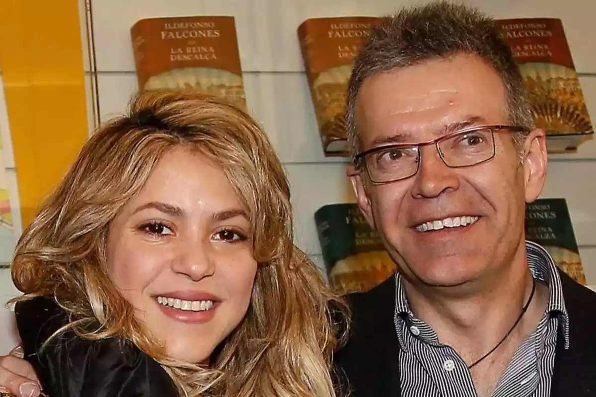 Imatge de Shakira amb el seu exsogre, Joan Piqué