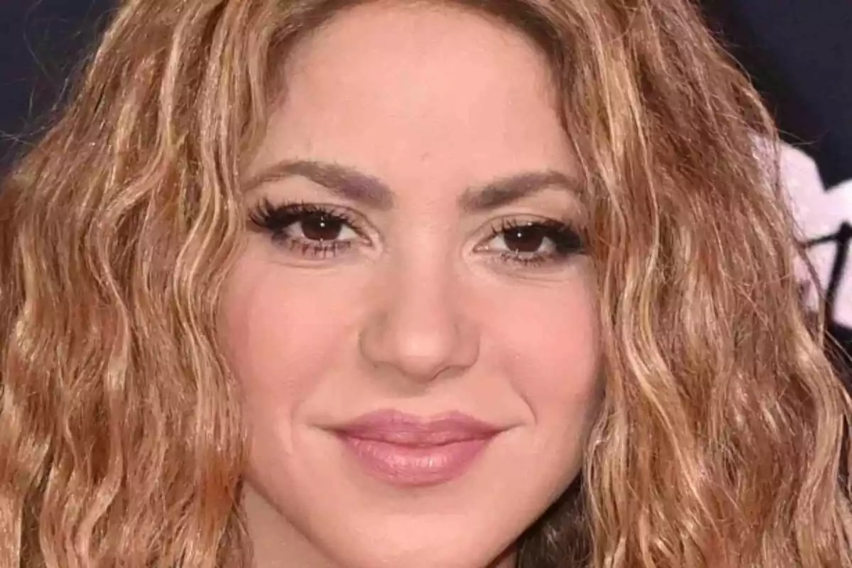 Primer pla de Shakira feliç als MTV Video Music Awards