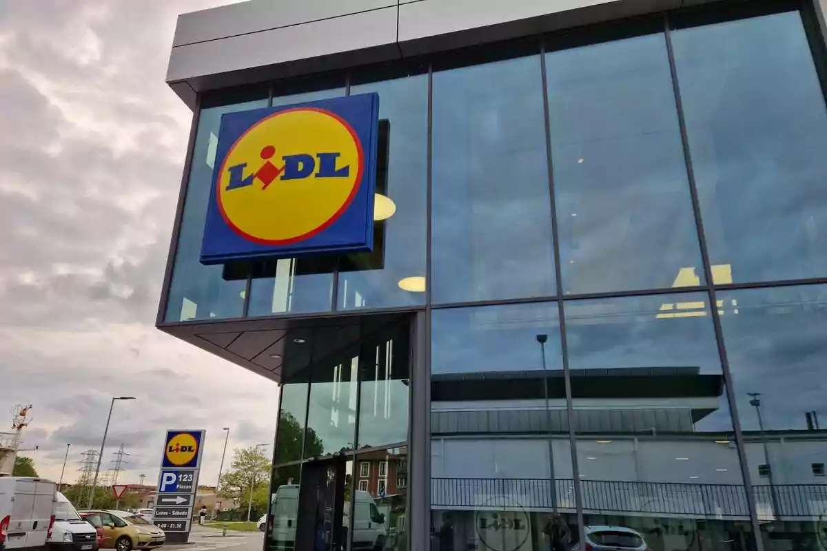 Imatge d´un supermercat de Lidl