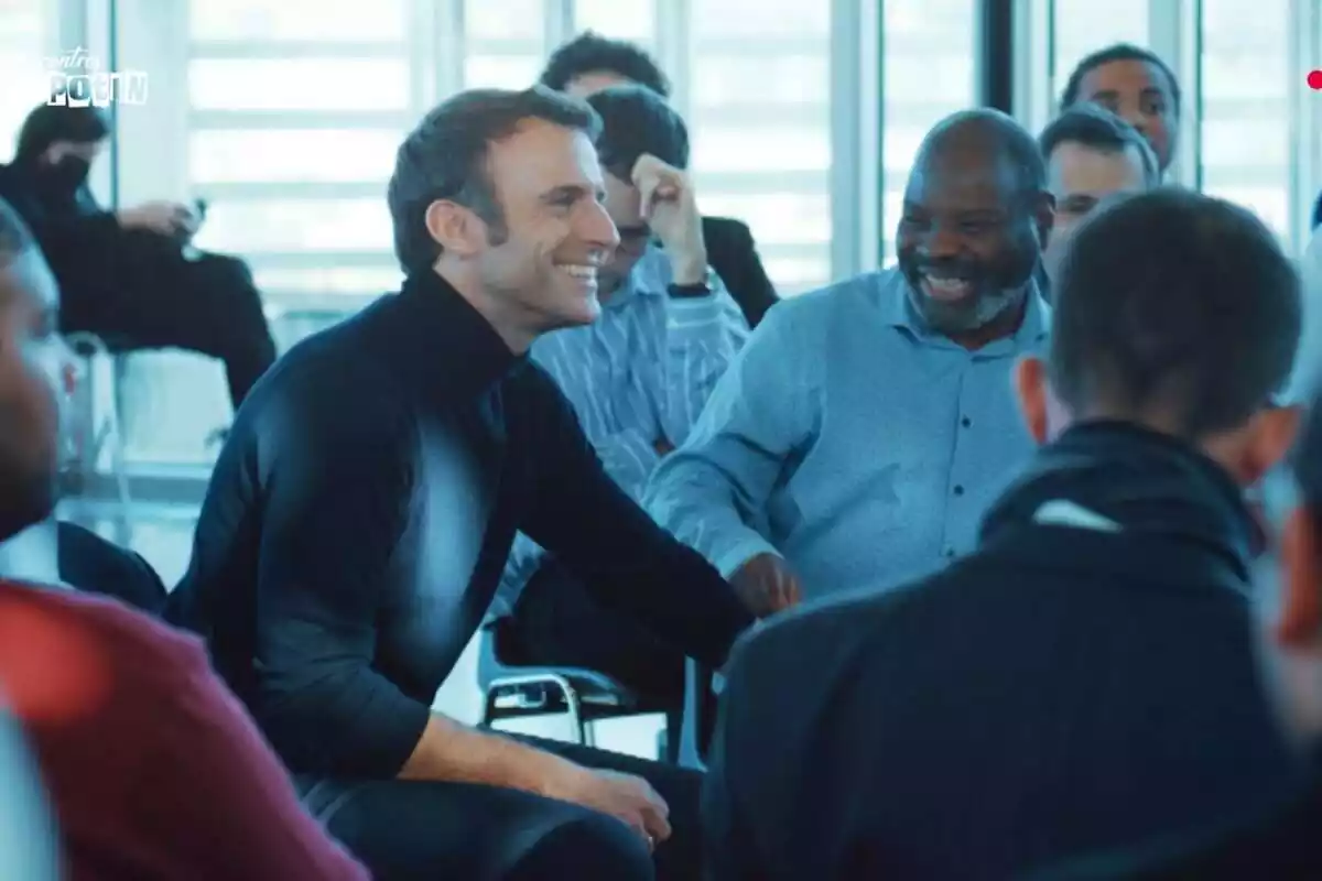 Emmanuel Macron en The A Talks, formato de Shine Iberia para Telecinco Emmanuel Macron en The A Talks, formato de Shine Iberia para Telecinco