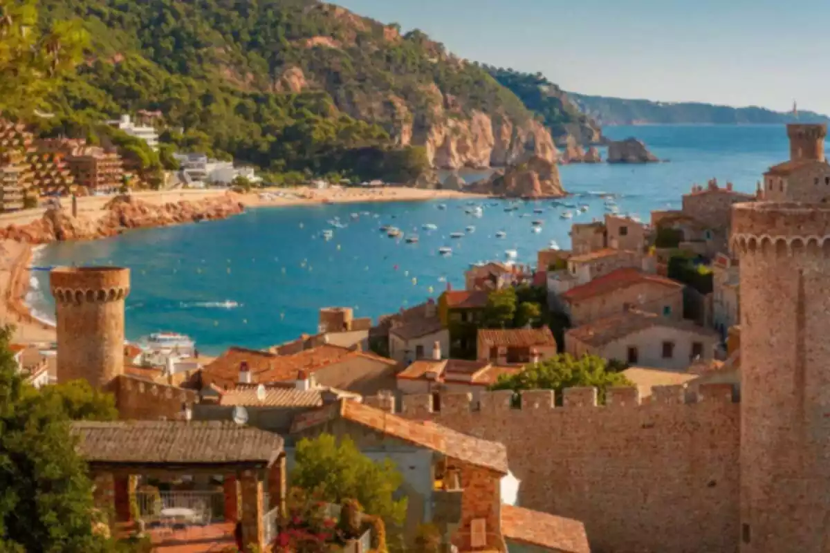 Playa de Tossa de Mar, en Girona Playa de Tossa de Mar, en Girona