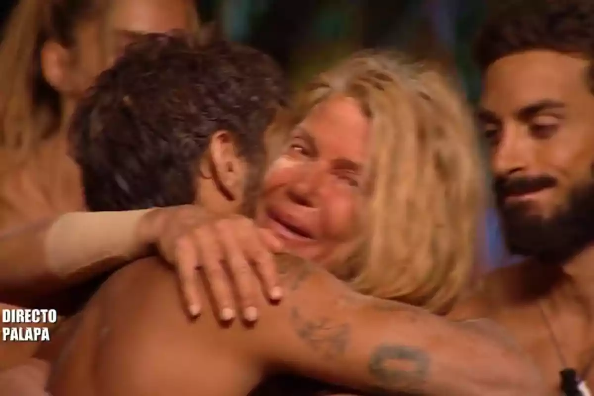 Makoke emocionada a 'Supervivientes' Makoke emocionada a 'Supervivientes'