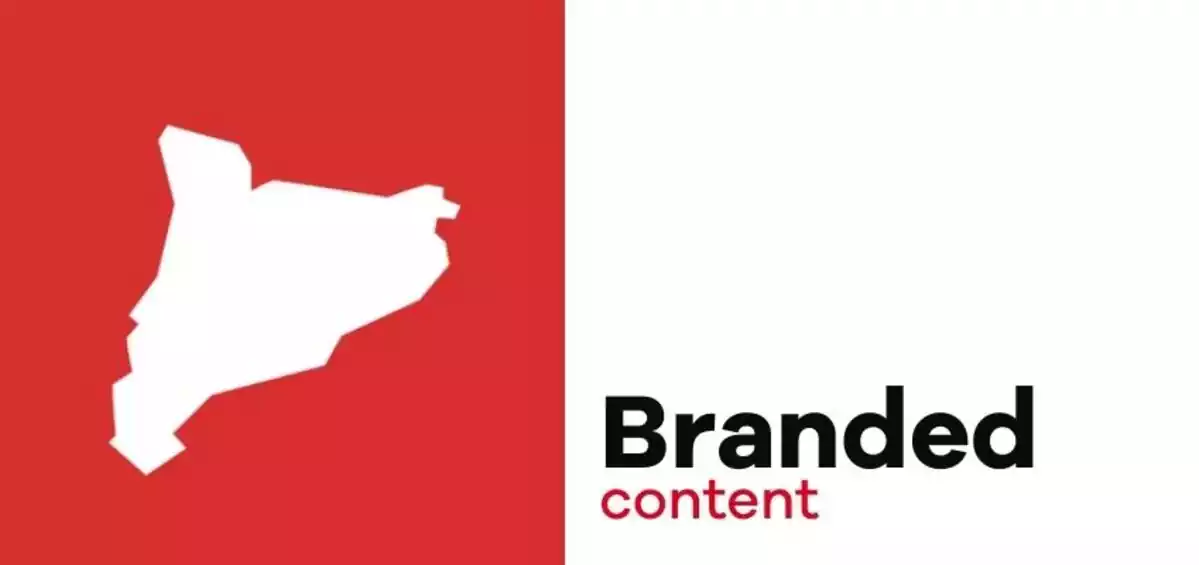 Imatge del logo de Catalunya Diari i el text Branded Content