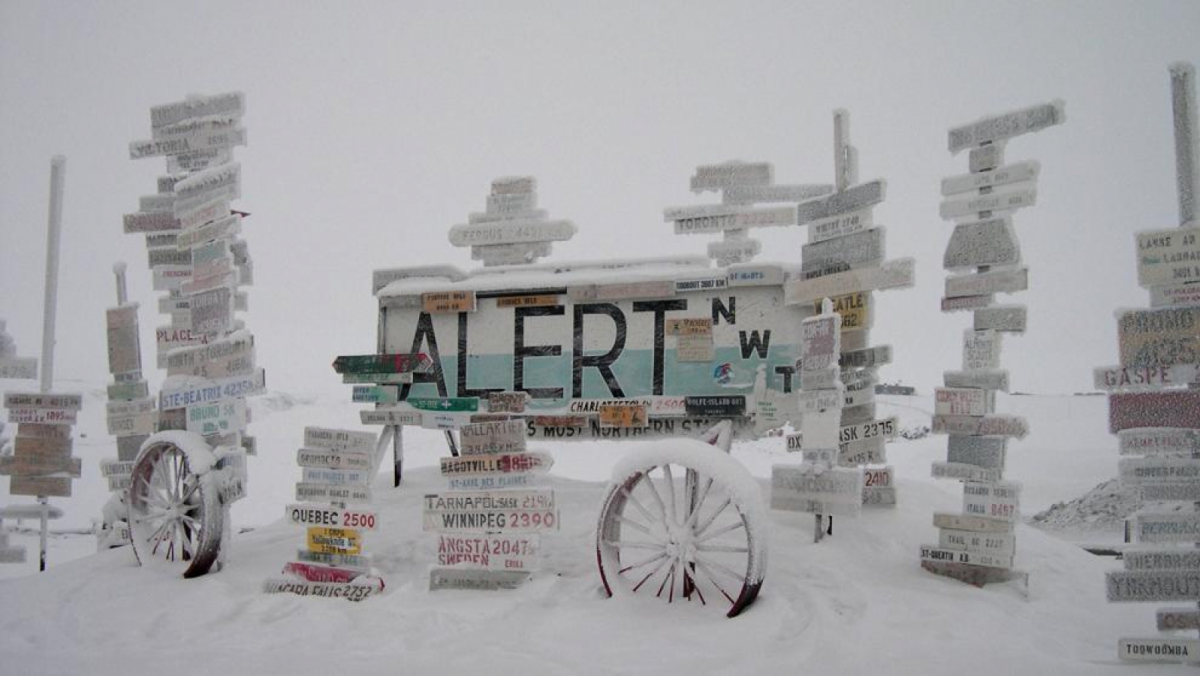 Alert és l'assentament humà permanent més proper al Pol Nord