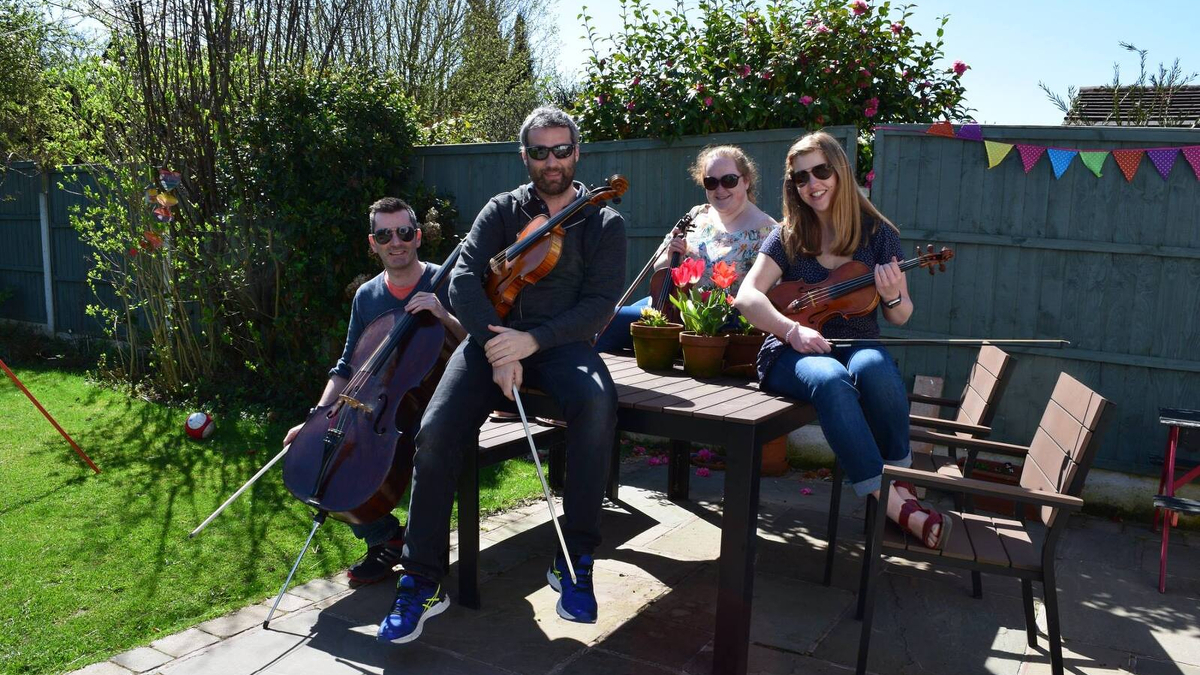 Els membres del Liverpool String Quartet formen part dels millors músics del Regne Unit.