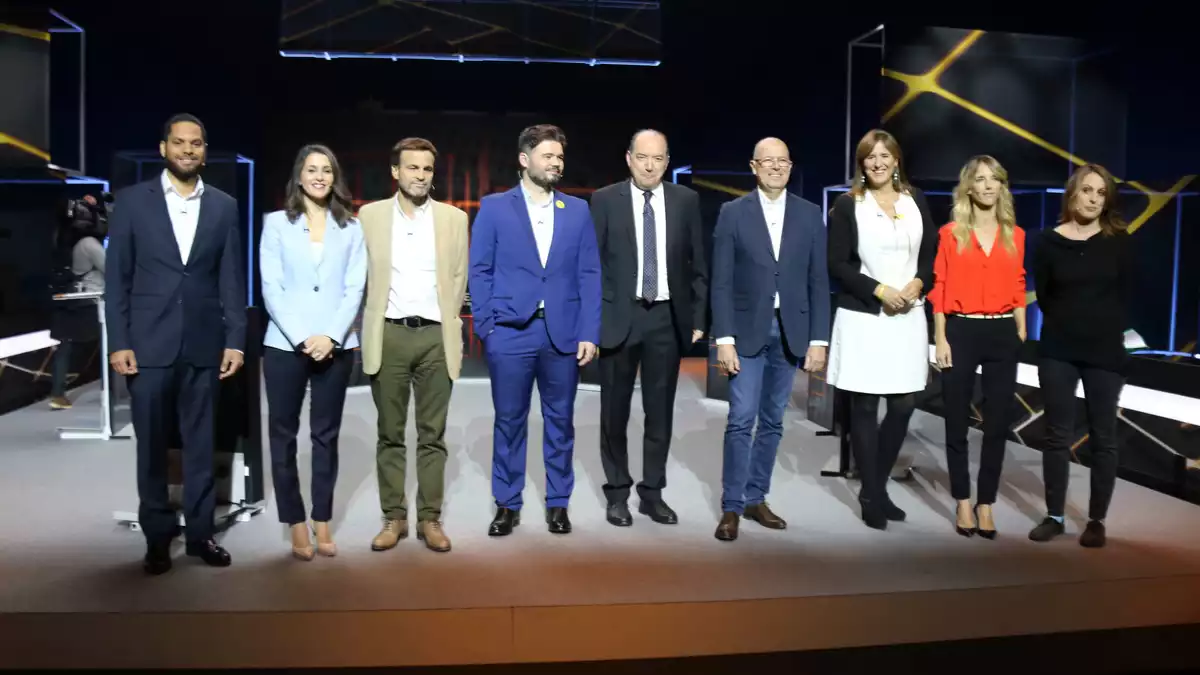 El debat de candidats catalans de TV3 a les eleccions del 10 de novembre