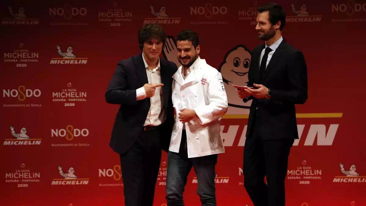 Premi de dues estrelles Michelin al restaurant Angle, de Jordi Cruz. Imatge del 21 de novembre de 2019.