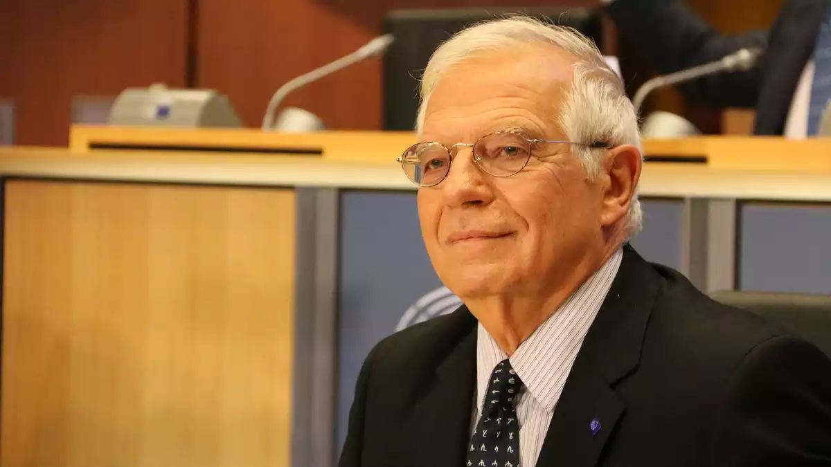 Josep Borrell durant l'audiència al Parlament Europeu per ser Alt Representant el 7/10/19