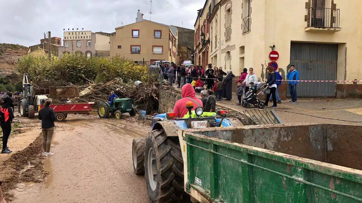 Recull d'imatges dels efectes del temporal a la Conca de Barberà