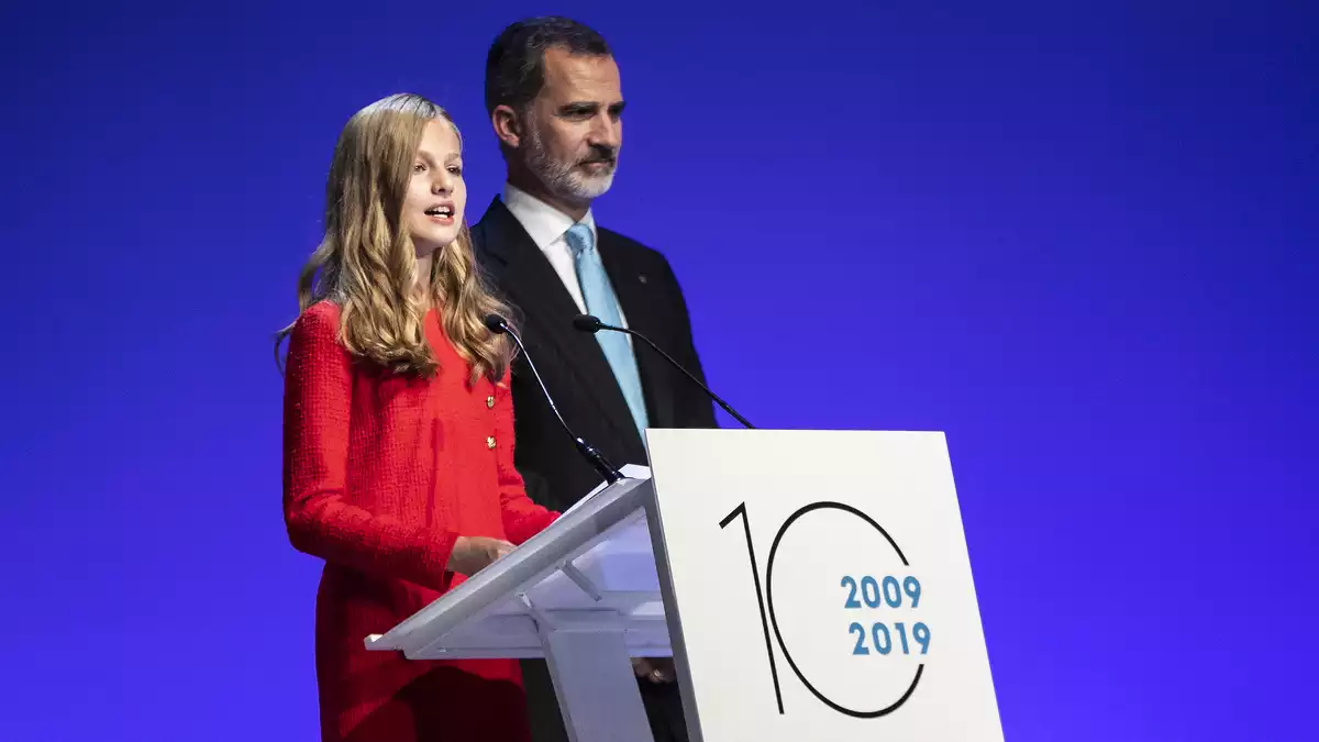 La princesa Elionor a l'acte d'entrega dels premis Princesa de Girona el 4 de novembre del 2019 a Barcelona