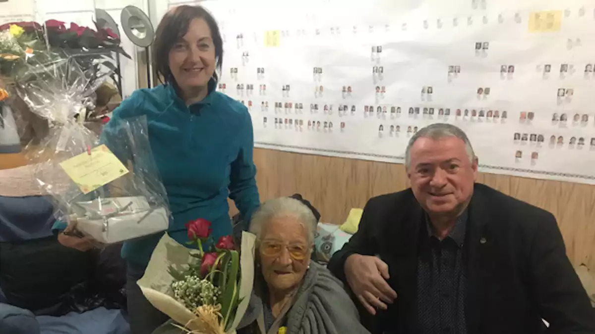 L'Amèlia, l'àvia més longeva de les nostres comarques celebra el seu 108è aniversari