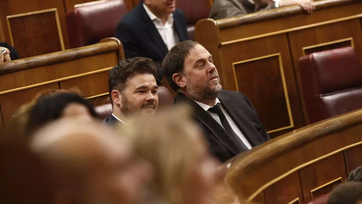 Oriol Junqueras, al Congrés dels Diputats