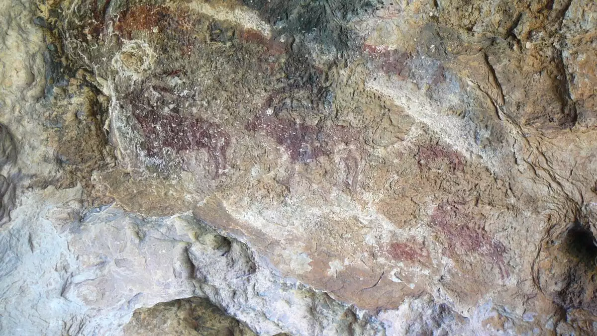 Panell pictòric de la Cova del Ramat