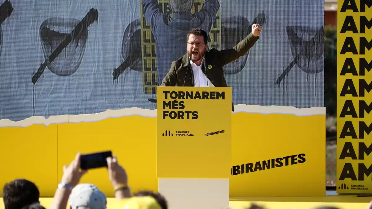 Pere Aragonès, el vicepresident del Govern, ha reclamat guanyar Ciutadans en les eleccions del 10-N