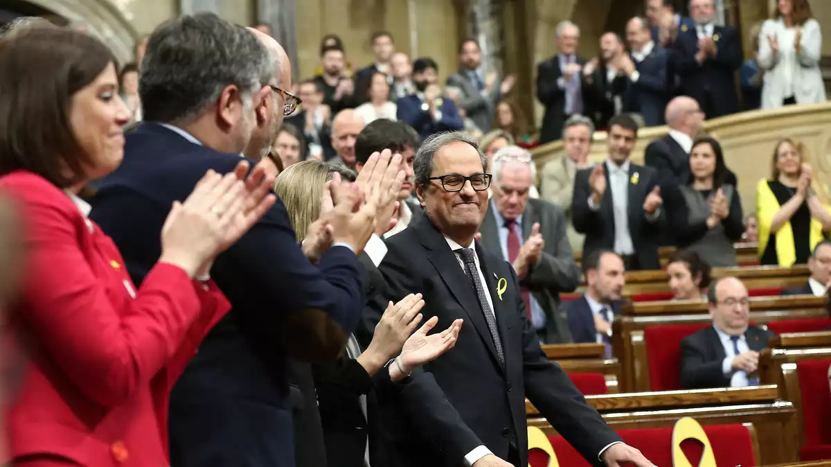 Quim Torra investit president de la Generalitat de Catalunya