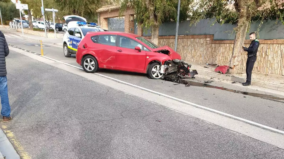 Accident a Altafulla.