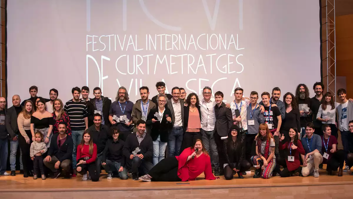 Els guanyadors del 4t Festival Internacional de Curtmetratges de Vila-seca (FICVI).