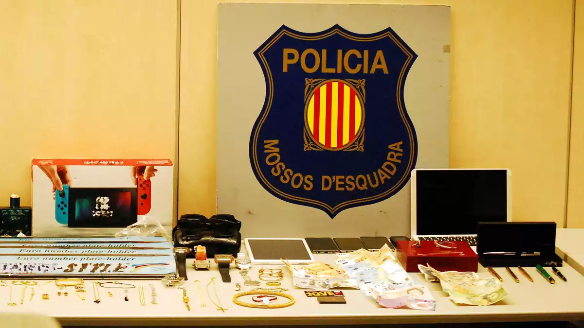 Material robat a Tarragona