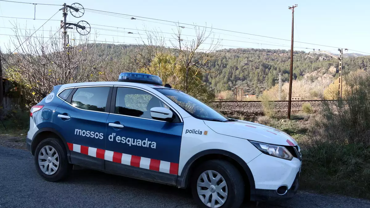 Un vehicle dels Mossos d'Esquadra