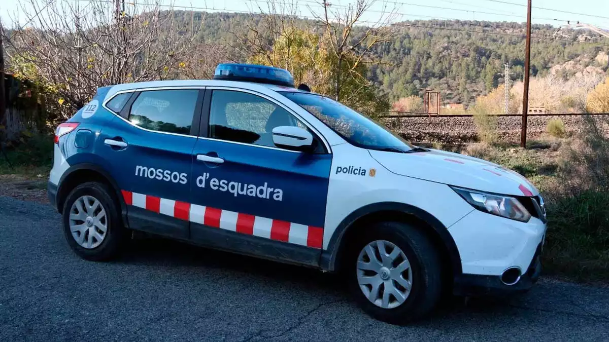 Un vehicle dels Mossos d'Esquadra