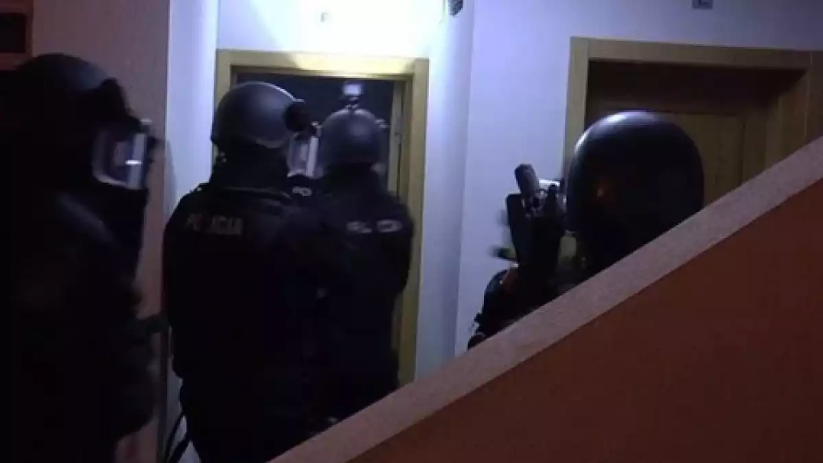 Imagen de la operación antiterrorista que llevó a cabo la Policía Nacional.