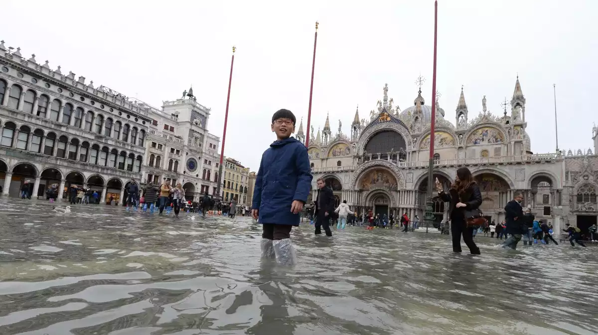 Imagen de una de las inundaciones en Venecia