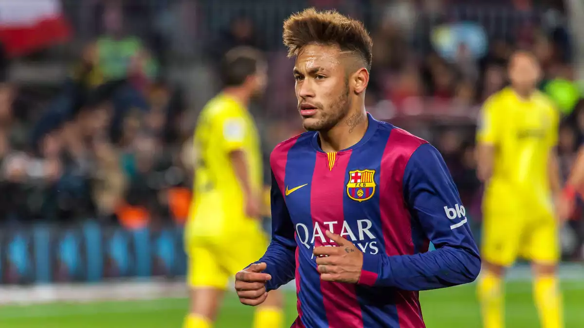 Neymar en un partit del FC Barcelona
