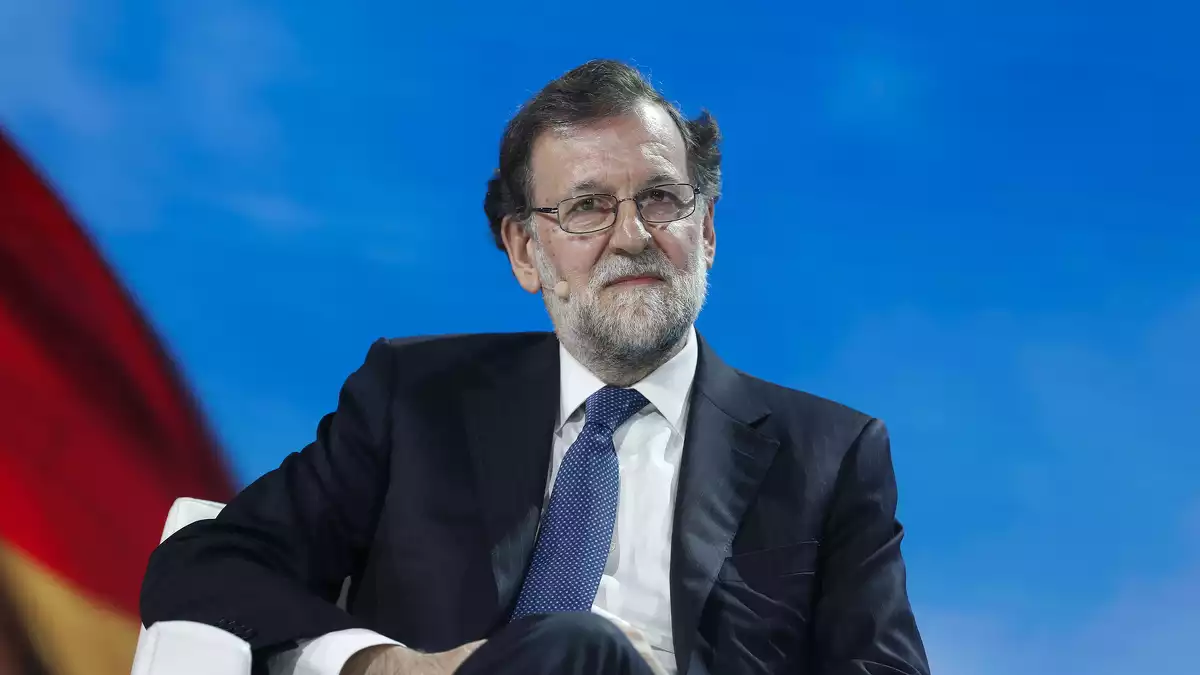 Mariano Rajoy durant una ponència